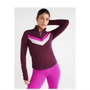 Love & Sports Women's and Women's Plus Brushed Quarter Zip Pullover